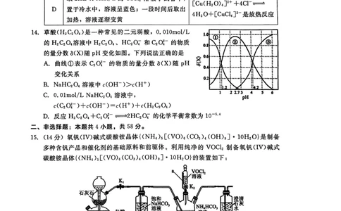 2023届河北省高三下学期高考前适应性考试化学公众号：一枚试卷君_05高考化学_高考模拟题_新高考_2023河北省高三下学期高考前适应性考试化学