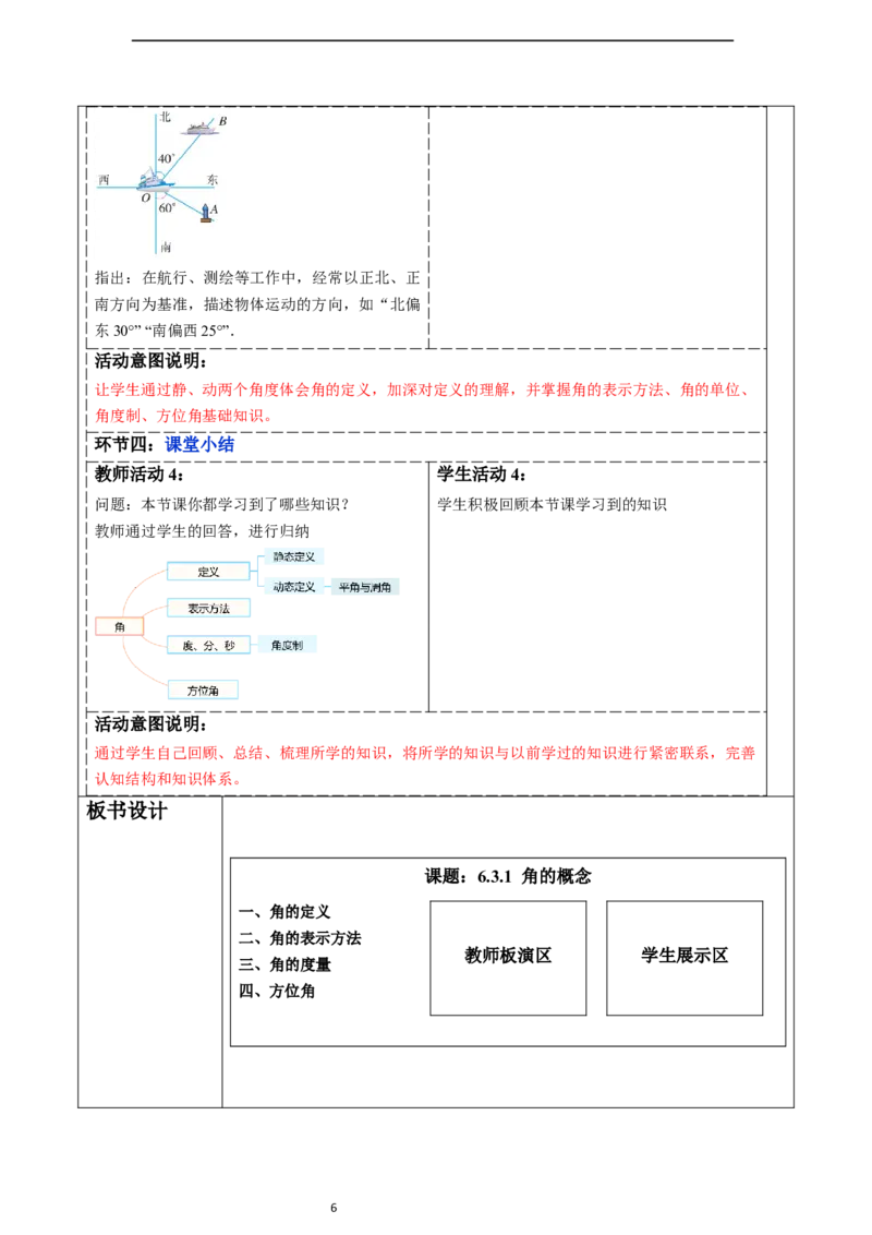 6.3.1角的概念-教案_初中数学人教版_7上-初中数学人教版_7上-初中数学人教版（新版）_01课件+教案+练习（大单元设计）_教案