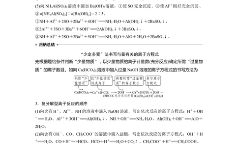 2023年高考化学二轮复习（全国版）第1部分专题突破　专题3　离子方程式的书写及正误判断_05高考化学_通用版（老高考）复习资料_2023年复习资料_二轮复习