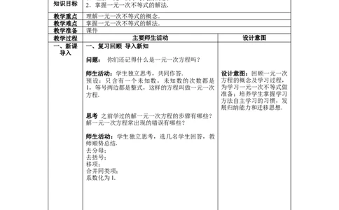 9.2第1课时一元一次不等式的解法教案_初中数学人教版_7下-初中数学人教版_7下-初中数学人教版（旧版）赠送_04教案（多套）_教案（第1套）新课标_第9章不等式与不等式组教案