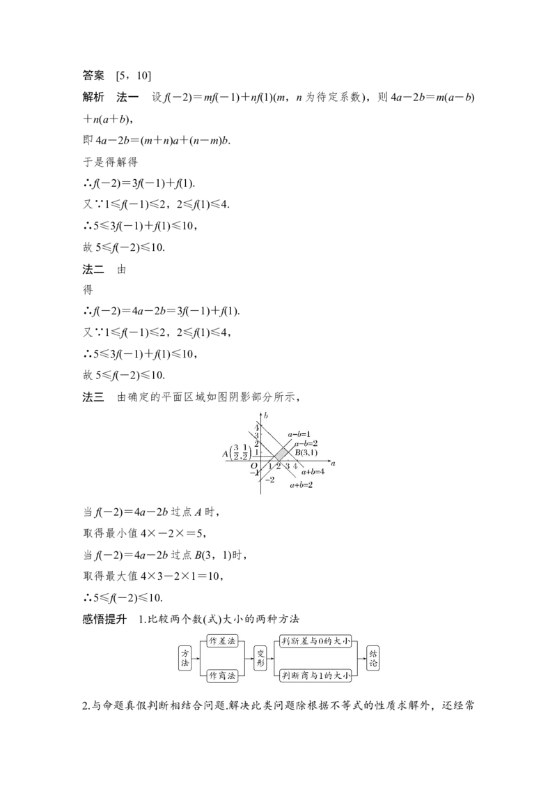 第7章不等式、推理与证明第1节　不等式的性质与一元二次不等式_2.2025数学总复习_赠品通用版（老高考）复习资料_一轮复习_2023年高考数学（文科）一轮复习（老高考通用版）