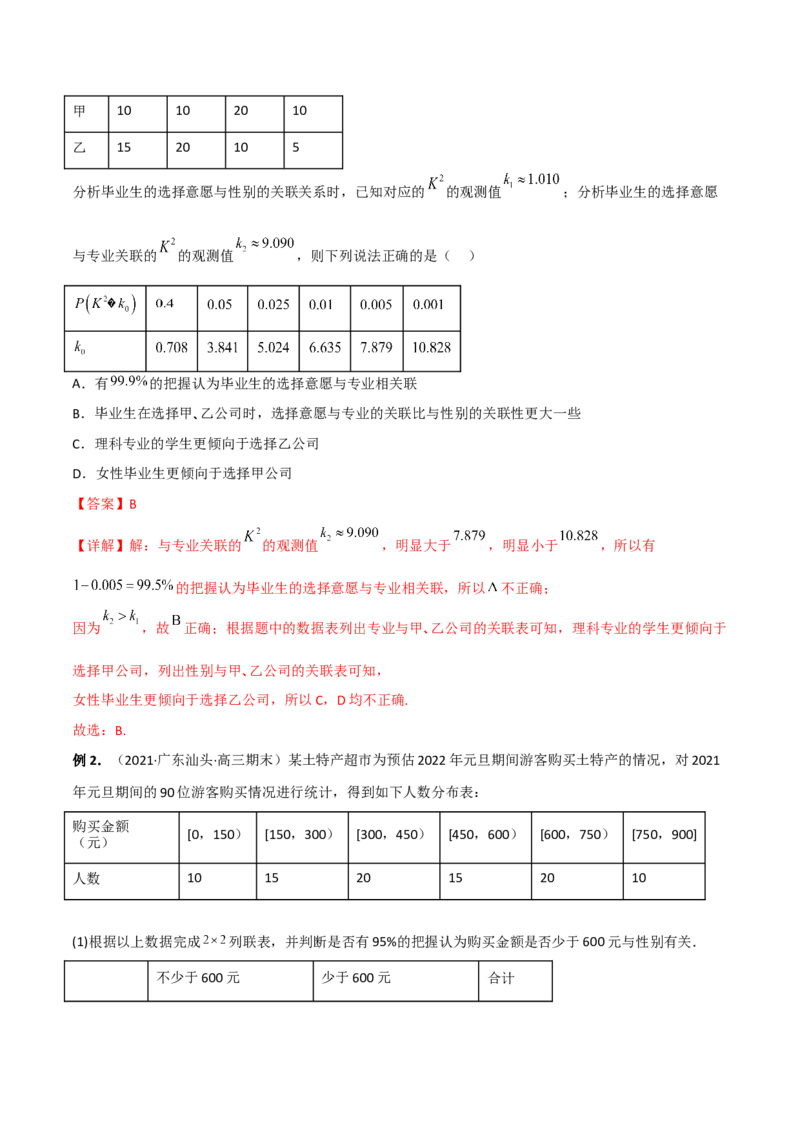 第二十二讲统计初步及成对数据的统计分析解析版_2.2025数学总复习_2023年新高考资料_二轮复习_2023年高考数学考点二轮复习讲义（新高考专用）