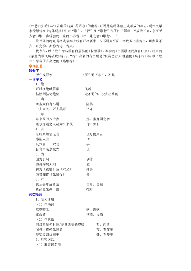 知识讲解_唐诗_高语_1高中语文_语文北京四中高考冲刺总复习_高考冲刺：语文总复习_总复习：唐诗
