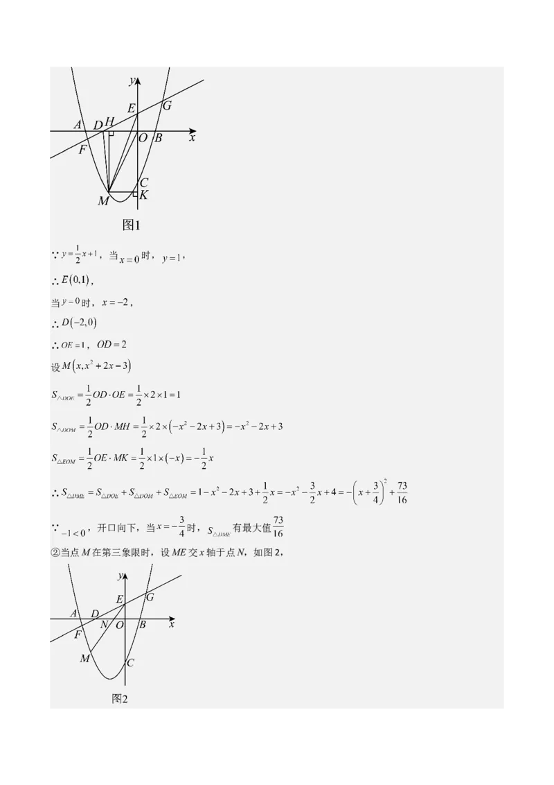 压轴题06二次函数中四种角度问题（教师版）_初中数学_九年级数学上册（人教版）_压轴题攻略-V9_2025版