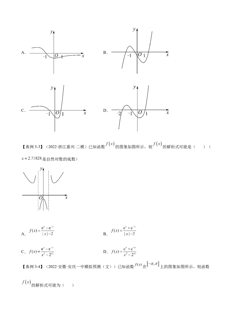 第6讲函数的图像（讲义）-2023年高考一轮复习精讲精练必备_2.2025数学总复习_2023年新高考资料_一轮复习_2023年高考数学一轮复习精讲精练（新高考专用）