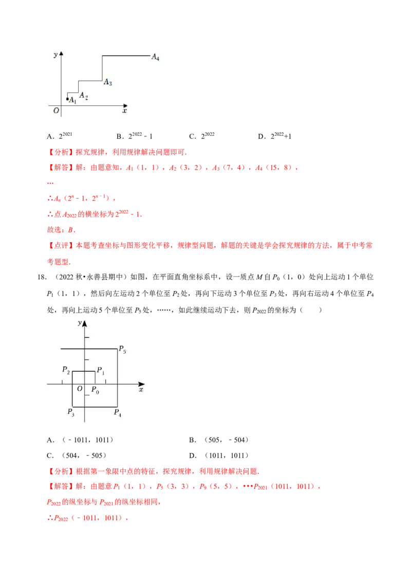 专项训练：坐标的变化（30题）（解析版）_初中数学人教版_7下-初中数学人教版_7下-初中数学人教版（旧版）赠送_07专项讲练