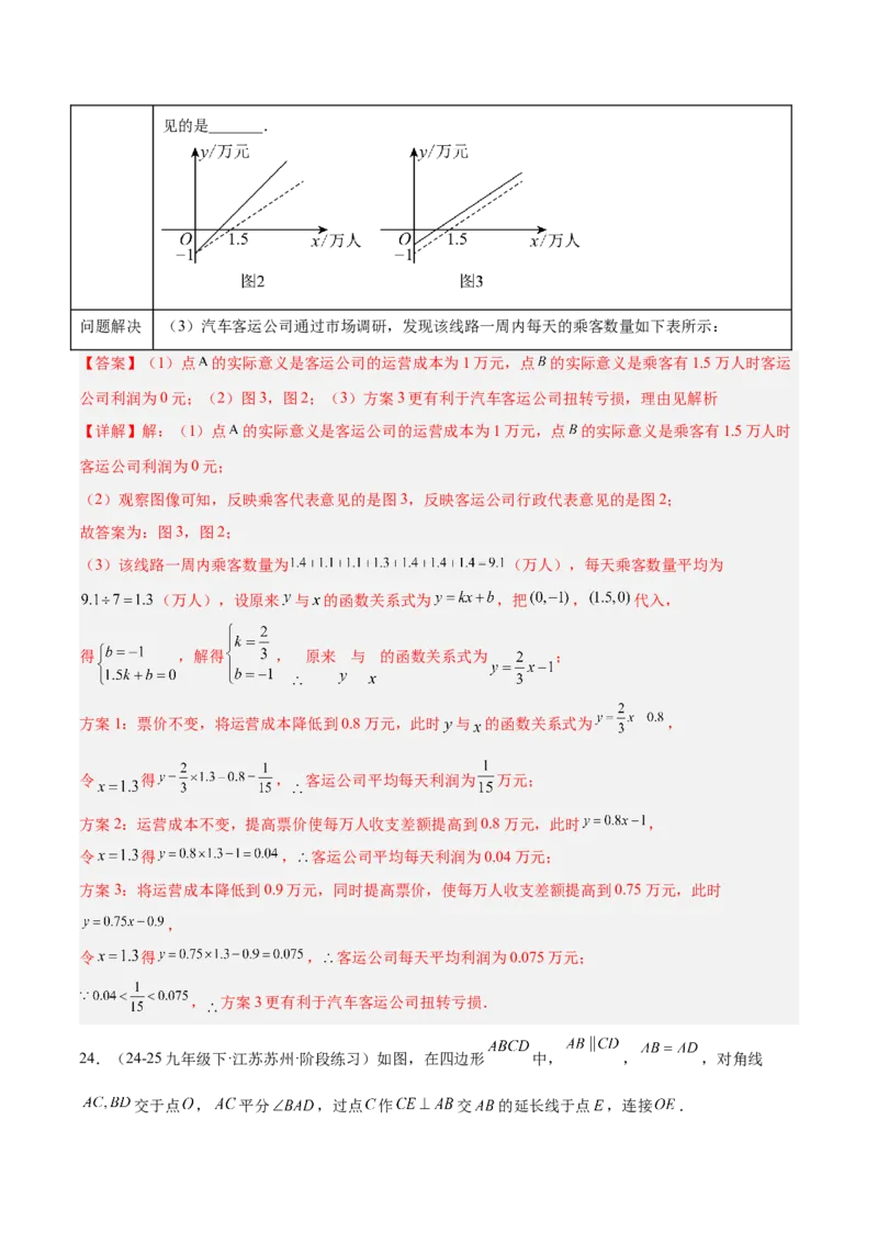 期末押题卷（一）（人教版）（教师版）_初中数学_八年级数学下册（人教版）_常见几何模型全归纳-V13_2025版