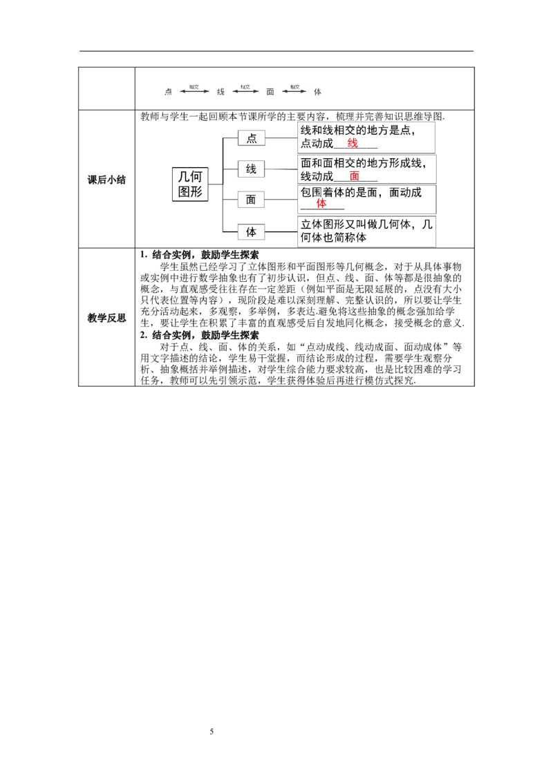 4.1.2点、线、面、体--教案_初中数学人教版_7上-初中数学人教版_7上-初中数学人教版（旧版）赠送_04教案（多套）_教案（第1套）新课标_第4章几何图形初步教案