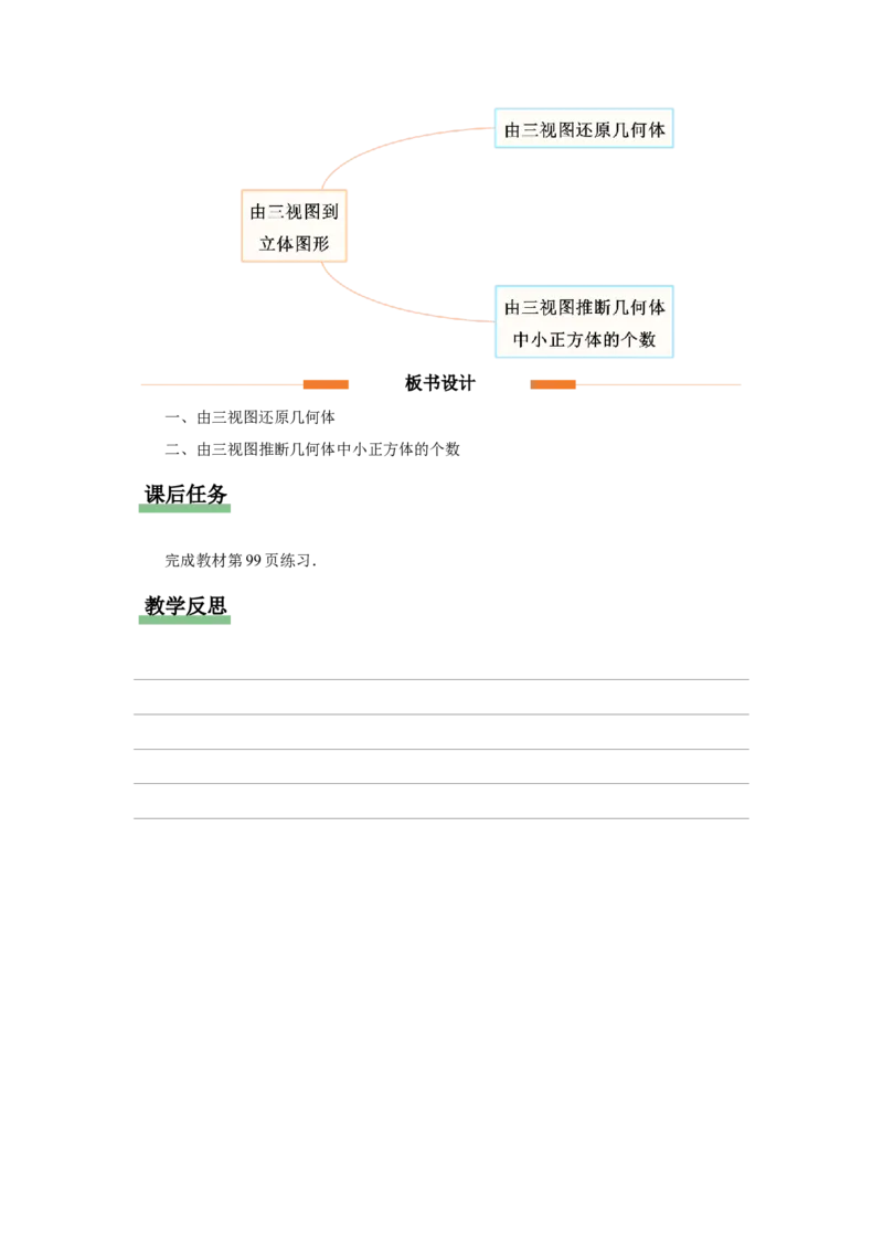 29.2（教学设计）三视图（第3课时）_初中数学人教版_9下-初中数学人教版_01课件+教案（配套）_课件+教案+分层作业（2024）_课件+教案
