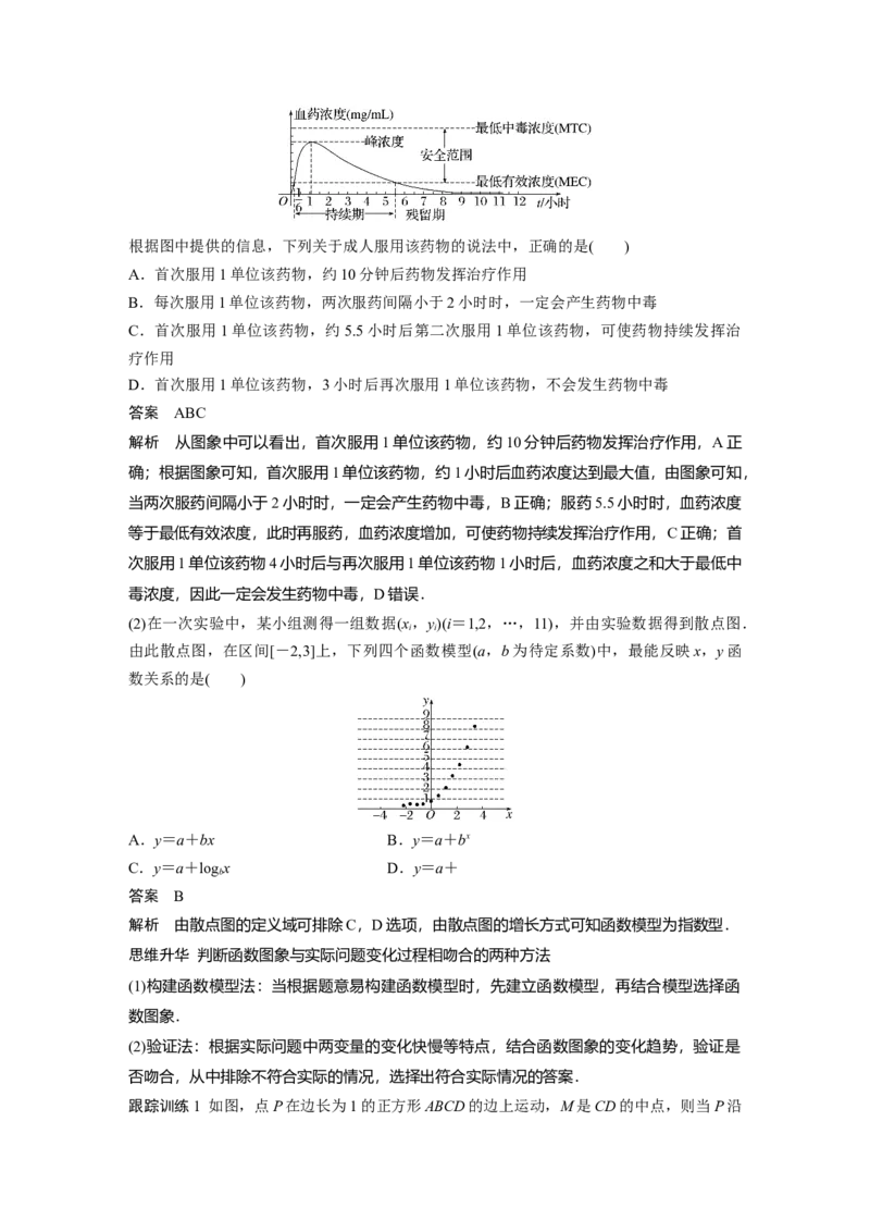 第二章　&sect;2.13　函数与数学模型_2.2025数学总复习_2025年新高考资料_一轮复习_2025高考大一轮复习讲义+课件（完结）_2025高考大一轮复习数学（苏教版）_配套Word版文档第一章~第二章