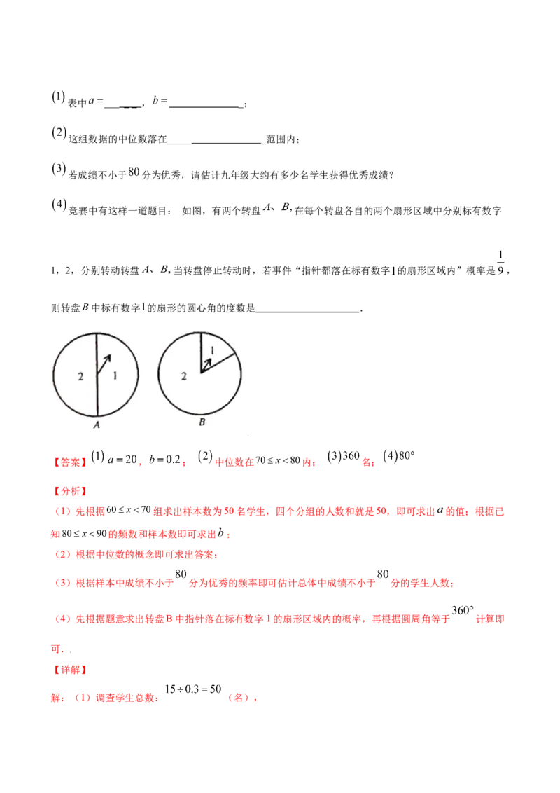 25.3用频率估计概率(提升训练)(解析版)_初中数学人教版_9上-初中数学人教版_06习题试卷_1同步练习_同步练习（第2套）