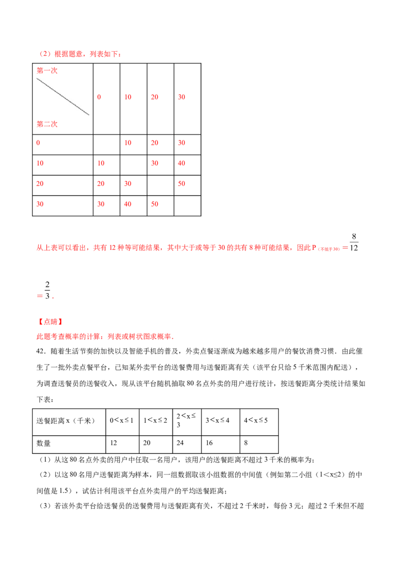 25.3用频率估计概率(提升训练)(解析版)_初中数学人教版_9上-初中数学人教版_06习题试卷_1同步练习_同步练习（第2套）
