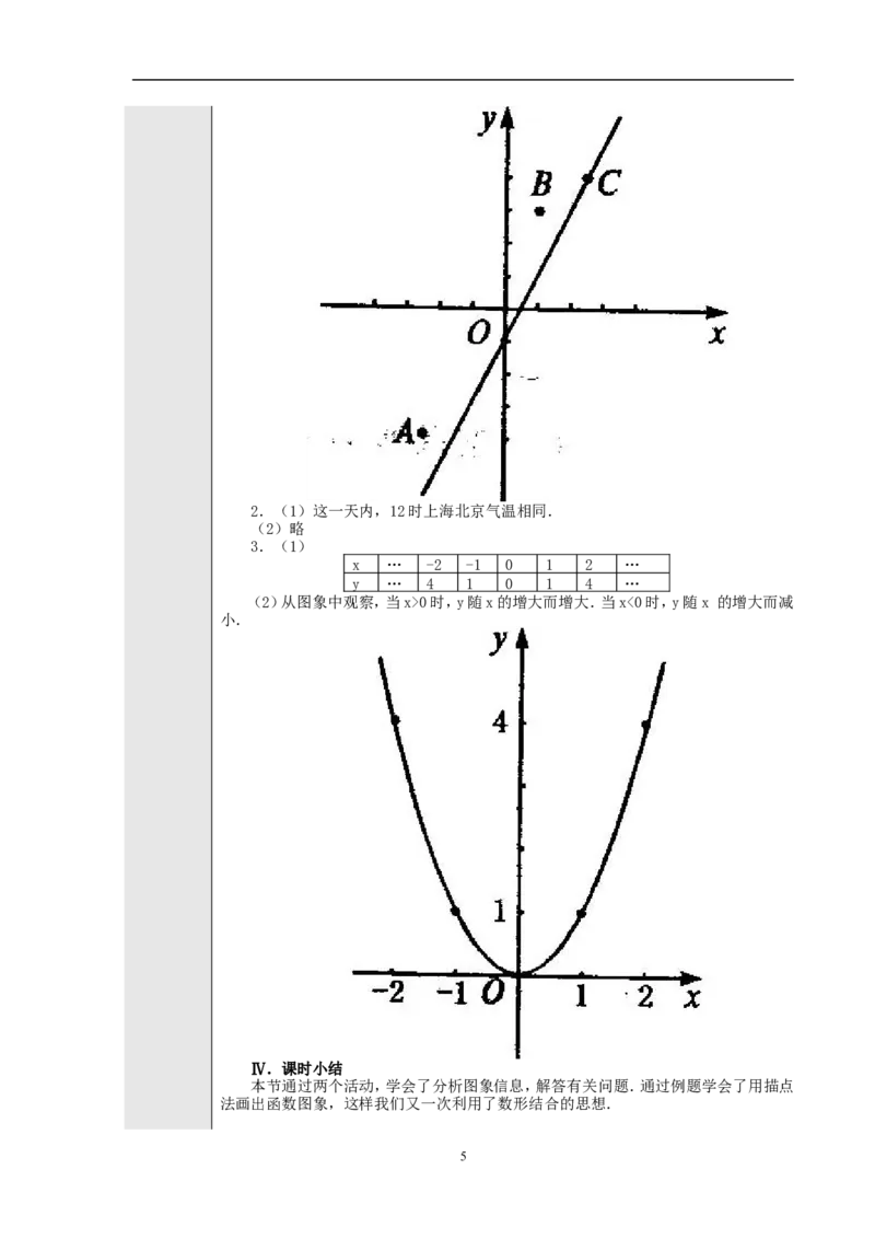 19.1.2函数的图象　　教案1_初中数学人教版_八年级数学下册_保存转存之后查看(1)_8下-初中数学人教版（2026春新版持续更新）_旧版-可参考_04教案（多套）_教案（赠送）