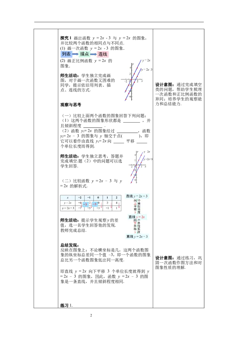 19.2.2第2课时一次函数的图象与性质--教案_初中数学人教版_八年级数学下册_保存转存之后查看(1)_8下-初中数学人教版（2026春新版持续更新）_旧版-可参考_04教案（多套）