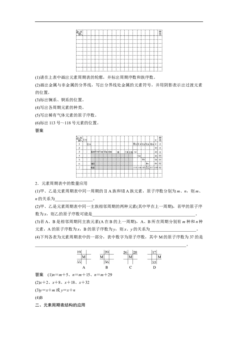 2023年高考化学一轮复习（全国版）第5章第27讲　元素周期表和元素周期律_05高考化学_通用版（老高考）复习资料_2023年复习资料_一轮复习_2023年高考化学一轮复习讲义+课件（全国版）