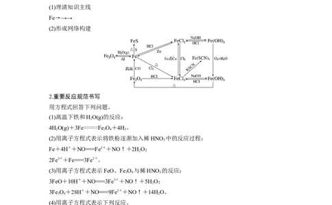 2023年高考化学二轮复习（全国版）第1部分专题突破　专题8　常见无机物性质的转化_05高考化学_通用版（老高考）复习资料_2023年复习资料_二轮复习