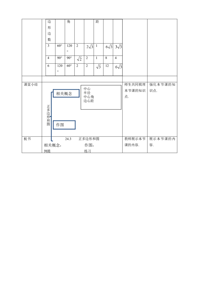 24.3正多边形和圆教案_初中数学人教版_9上-初中数学人教版_01课件+教案（配套）_课件+教案第二套_24.3正多边形和圆课件（共25张PPT）+教案