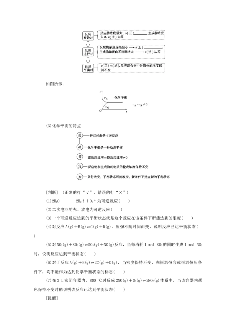 2022届高考化学一轮复习7.2化学平衡状态化学平衡移动学案202106071151_05高考化学_新高考复习资料_2022年新高考资料_2022届高考化学一轮复习全一册学案打包40套