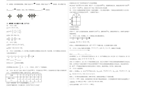 七年级数学期中模拟卷02（考试版A3）测试范围：人教版2024七年级上册第一章~第四章（人教版2024）_初中数学人教版_7上-初中数学人教版_7上-初中数学人教版（新版）_06习题试卷