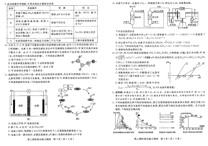2023年河南省五市高三第一次联考丨理综公众号：一枚试卷君_05高考化学_高考模拟题_新高考_河南省2023届豫南五市高三第一次联考（南阳、信阳、驻马店、漯河、周口）理综