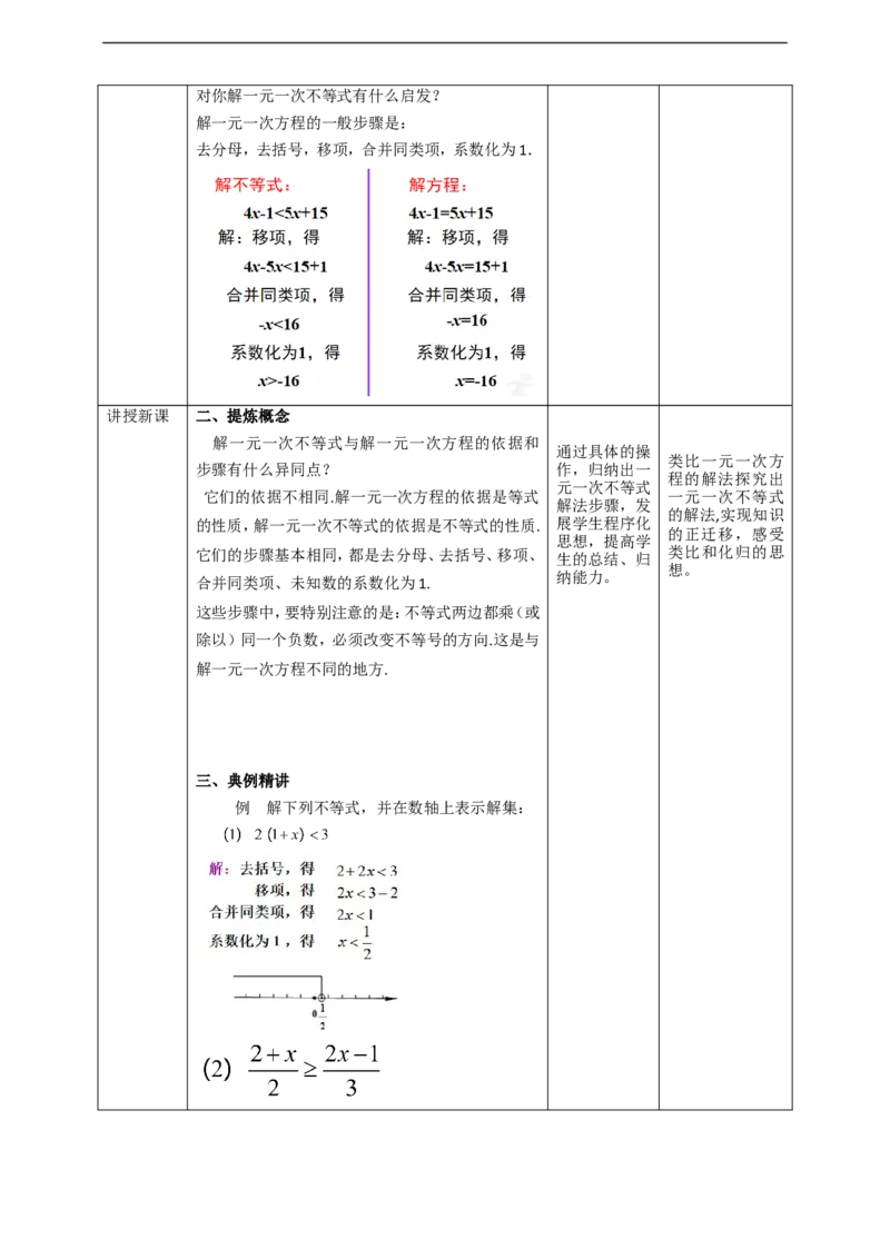 9.2.1一元一次不等式及其解法教案_初中数学人教版_7下-初中数学人教版_7下-初中数学人教版（旧版）赠送_01课件+教案（配套）_课件+教案+学案（第2套）
