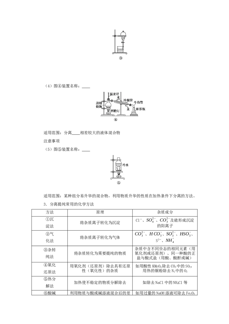 2022届高考化学一轮复习10.2物质的分离提纯检验与鉴别学案202106071123_05高考化学_新高考复习资料_2022年新高考资料_2022届高考化学一轮复习全一册学案打包40套