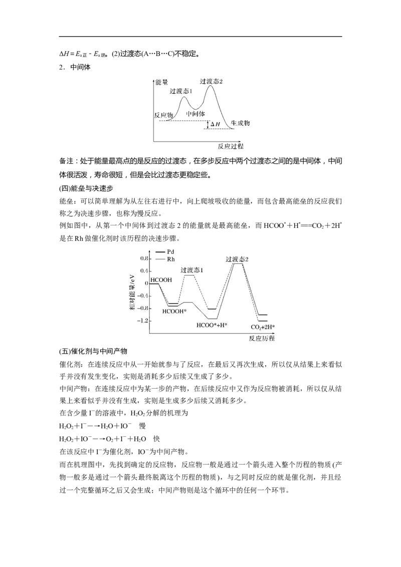 2023年高考化学二轮复习（全国版）第1部分专题突破　专题13　题型专攻3　化学反应历程图像分析_05高考化学_通用版（老高考）复习资料_2023年复习资料_二轮复习