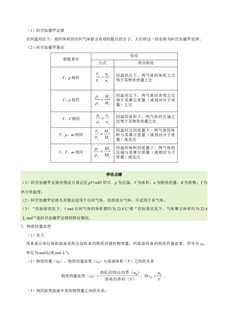 专题02化学用语及常用物理量&mdash;&mdash;备战2021年高考化学纠错笔记（教师版含解析）_05高考化学_新高考复习资料_2023年新高考资料_一轮复习_2023年新高考大一轮复习讲义