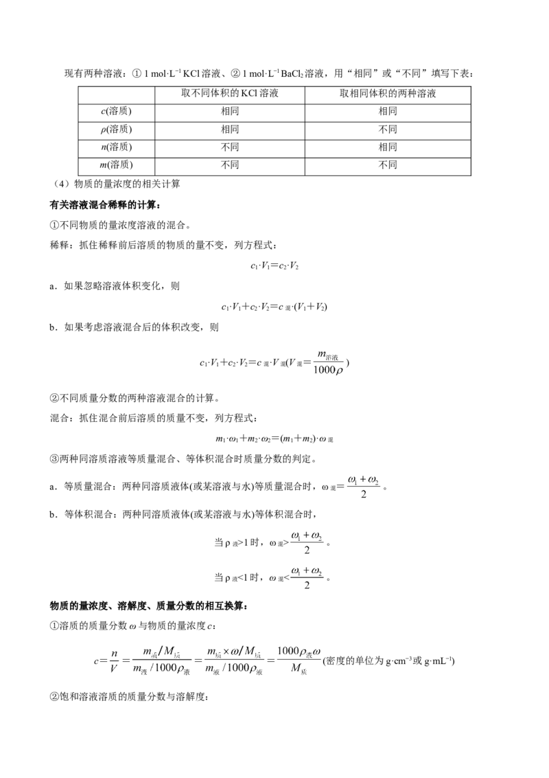 专题02化学用语及常用物理量&mdash;&mdash;备战2021年高考化学纠错笔记（教师版含解析）_05高考化学_新高考复习资料_2023年新高考资料_一轮复习_2023年新高考大一轮复习讲义