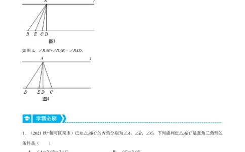 专题11.3三角形内角和定理（重点题专项讲练）（人教版）（解析版）_初中数学人教版_8上-初中数学人教版_旧版_07专项讲练_八年级数学上册从重点到压轴（人教版）