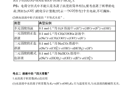 2025学（10）水溶液中的离子平衡&mdash;&mdash;高考化学二轮复习易错重难提升新高考（含解析）_05高考化学_2025年新高考资料_二轮复习_2025高考化学二轮复习易错重难提升(含解析)