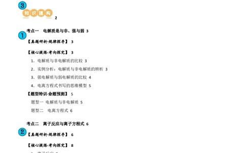 专题03离子反应(讲义)(原卷版)_05高考化学_新高考复习资料_2024年新高考资料_二轮复习资料_2024年高考化学二轮复习讲练测（新教材新高考）_配套讲义（原卷版+解析版）