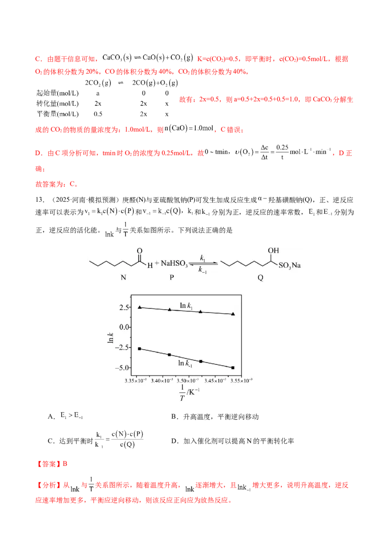 专题22化学反应速率与化学平衡（解析版）-备战2025年高考化学二轮&middot;突破提升专题复习讲义（新高考通用）_05高考化学_2025年新高考资料_二轮复习_01高考语文等多个文件