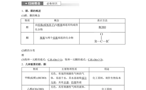 2024年高考化学一轮复习（新高考版）第10章第64讲　醛、酮、羧酸、酯、酰胺_05高考化学_2024年新高考资料_1.2024一轮复习_2024年高考化学一轮复习讲义（新人教新高考版）