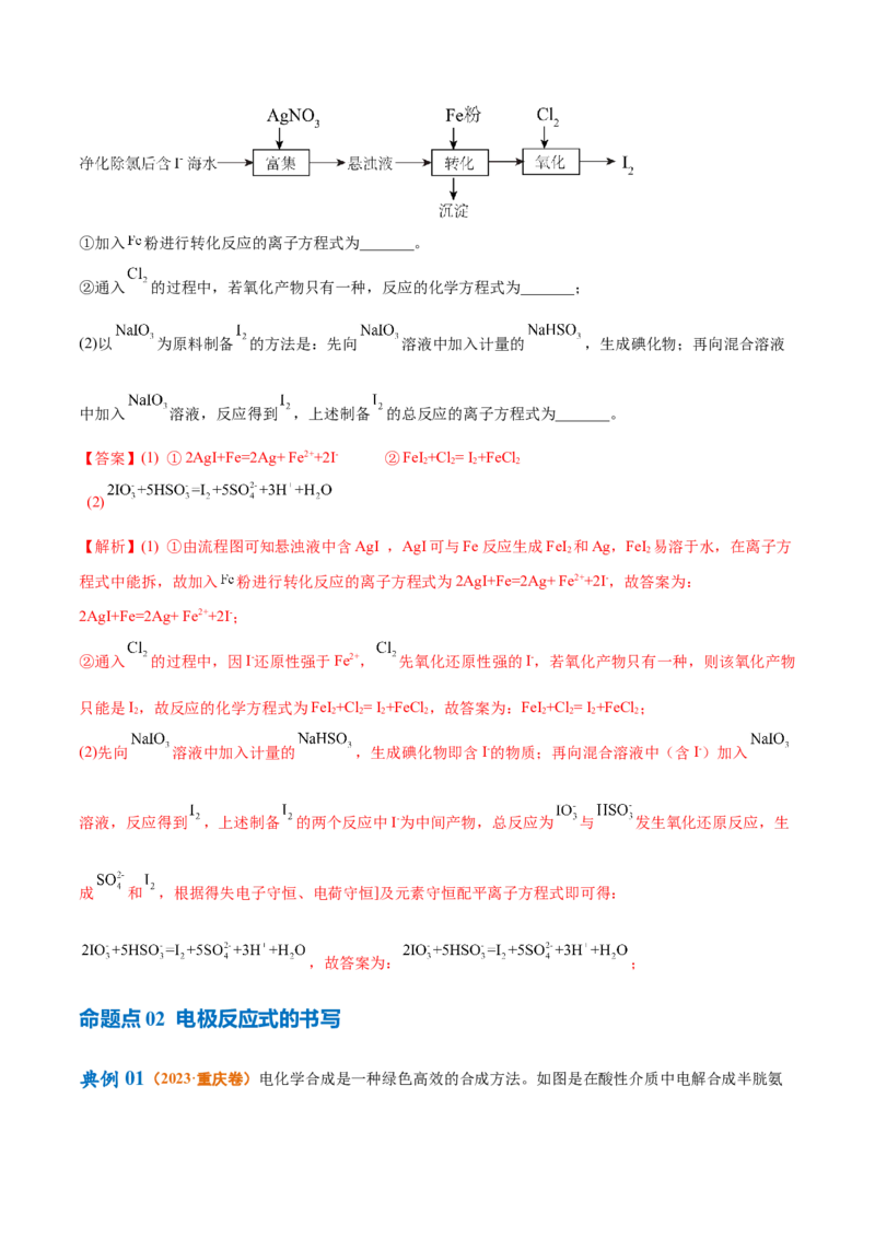 专题04氧化还原反应（讲义）（解析版）_05高考化学_2024年新高考资料_2.2024二轮复习_高频考点2024年高考化学二轮复习高频考点追踪与预测（新高考专用）