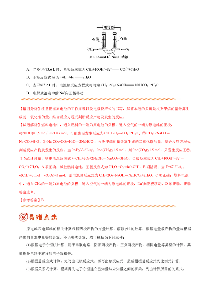 专题05化学反应与能量&mdash;&mdash;备战2021年高考化学纠错笔记（教师版含解析）_05高考化学_新高考复习资料_2023年新高考资料_一轮复习_2023年新高考大一轮复习讲义