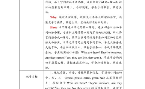 教案_2026春人教四下_29赠送其它资料_旧版四下资料包_大单元教学课件+教学设计-K58_Unit4_Unit4AtthefarmAlet'stalk