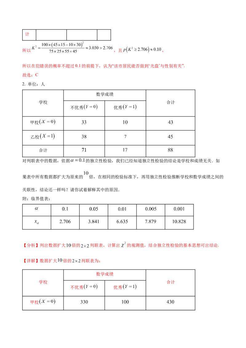 考点28统计（核心考点讲与练）-2023年高考数学一轮复习核心考点讲与练（新高考专用）(解析版）_2.2025数学总复习_2023年新高考资料_一轮复习
