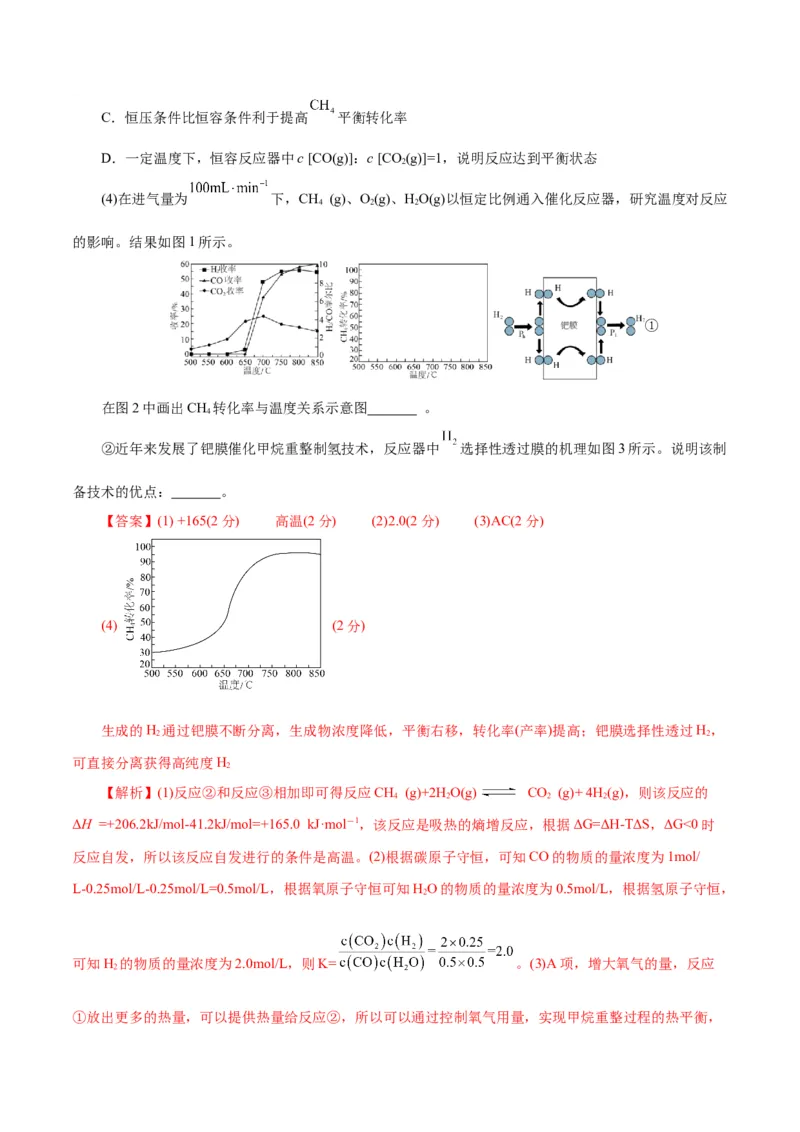 专题09化学反应原理综合(题型突破)(测试)(解析版)_05高考化学_2024年新高考资料_2.2024二轮复习_2024年高考化学二轮复习讲练测（新教材新高考）