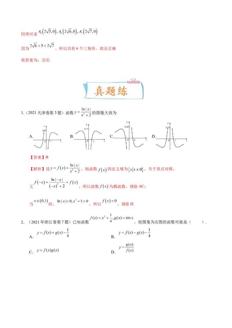 考向09函数的图像（重点）-备战2023年高考数学一轮复习考点微专题（全国通用）（解析版）_2.2025数学总复习_赠品通用版（老高考）复习资料_一轮复习