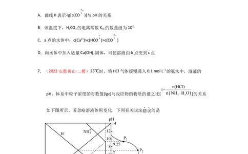 专题九水溶液中的离子平衡专题检验（实战演练）-高考引领教学2023年高考化学二轮针对性复习方案（原卷版）_05高考化学_通用版（老高考）复习资料_2023年复习资料_二轮复习