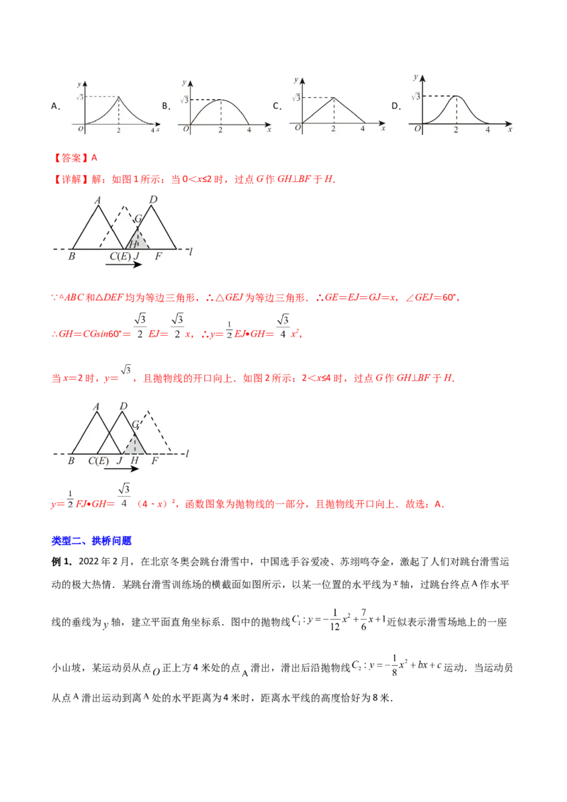 专题04二次函数的三种实际应用问题（解析版）_初中数学人教版_9下-初中数学人教版_07专项讲练_压轴必考2022-2023学年九年级数学压轴题攻略（人教版）_上册