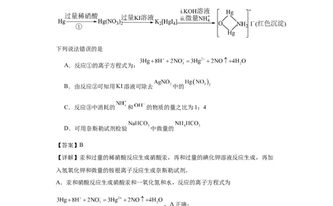 专项训练氮族元素及其化合物（解析版）_05高考化学_新高考复习资料_2024年新高考资料_一轮复习资料_2024届高三化学一轮复习&mdash;专项训练