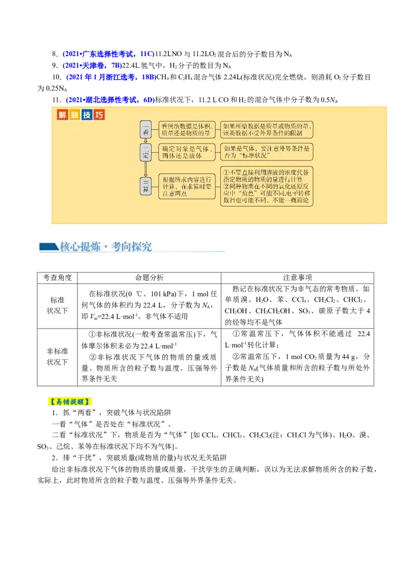 专题02化学计量及其应用(讲义)(原卷版)_05高考化学_2024年新高考资料_2.2024二轮复习_2024年高考化学二轮复习讲练测（新教材新高考）