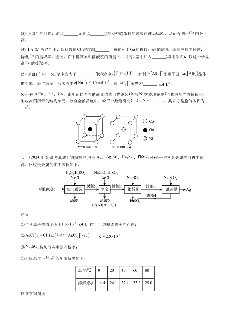 专题27化学工艺流程综合题（原卷版）-备战2025年高考化学二轮&middot;突破提升专题复习讲义（新高考通用）_05高考化学_2025年新高考资料_二轮复习_01高考语文等多个文件