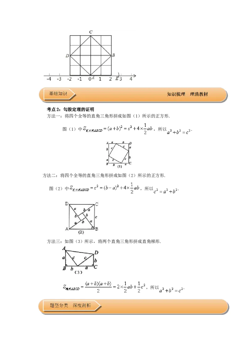 第01讲勾股定理（知识解读+达标检测）（教师版）_初中数学_八年级数学下册（人教版）_知识解读与题型专练-V14_2024版