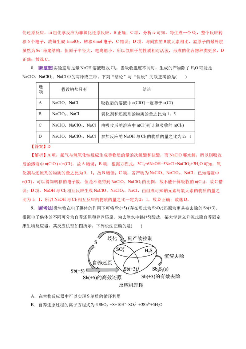 专题04氧化还原反应（讲义）（解析版）_05高考化学_2025年新高考资料_二轮复习_上好课2025年高考化学二轮复习讲练测（新高考通用）3379109_主题一化学用语与基本概念