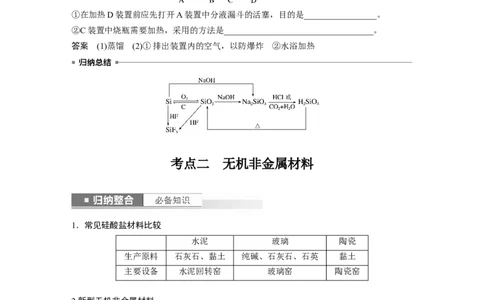2024年高考化学一轮复习（新高考版）第5章第28讲　硅　无机非金属材料_05高考化学_2024年新高考资料_1.2024一轮复习_2024年高考化学一轮复习讲义（新人教新高考版）