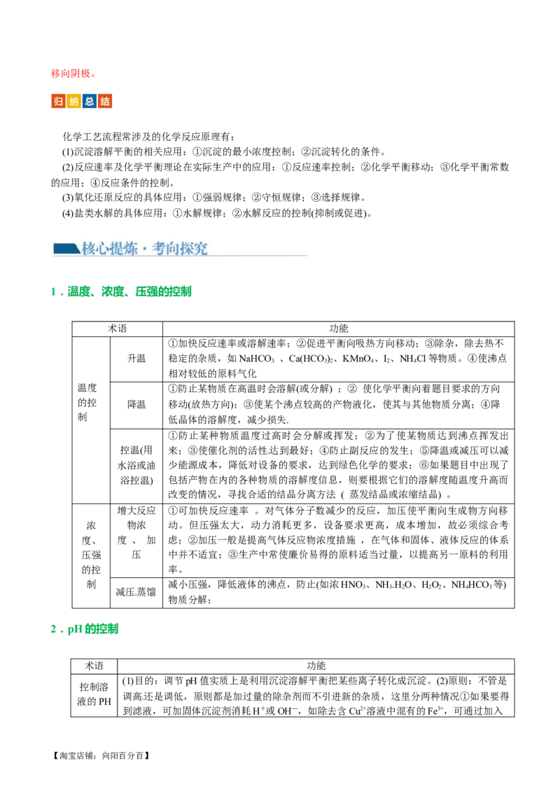 专题10化学工艺流程(题型突破)(讲义)(解析版)_05高考化学_新高考复习资料_2024年新高考资料_二轮复习资料_2024年高考化学二轮复习讲练测（新教材新高考）_配套讲义（原卷版+解析版）
