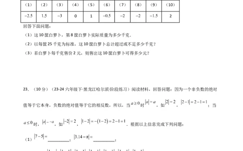 专题2.4+有理数的减法（精选精练）（专项练习）-2024-2025学年七年级数学上册基础知识专项突破讲与练（人教版）_初中数学人教版_7上-初中数学人教版_7上-初中数学人教版（新版）